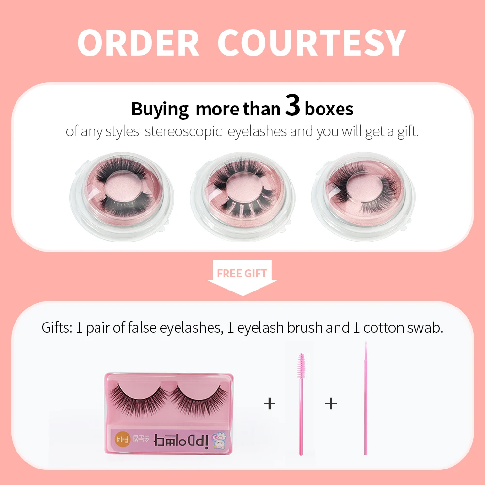 

WOMELL 15-19mm Long 3D mink lashes extra length mink eyelashes Big dramatic volumn eyelashes strip thick false eyelash