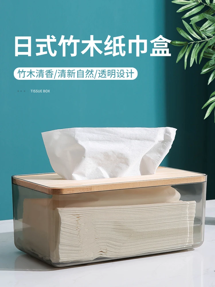 

Wooden Tissue Box European Style Home Tissue Container Towel Napkin Tissue Holder Case for Office Home Decoration