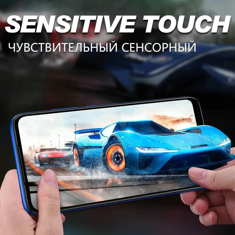 2 в 1 полное покрытие 9D закаленное стекло для Huawei Nova 5 T 6 26 'Ƌ защита экрана Honor 20S