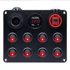 5 клавиш, 8 клавиш, клавишный переключатель, панель с Usb-управлением для автомобилей, грузовиков, лодок, домов на колесах, квадроциклов, прицепов, автофургонов, автоматический выключатель