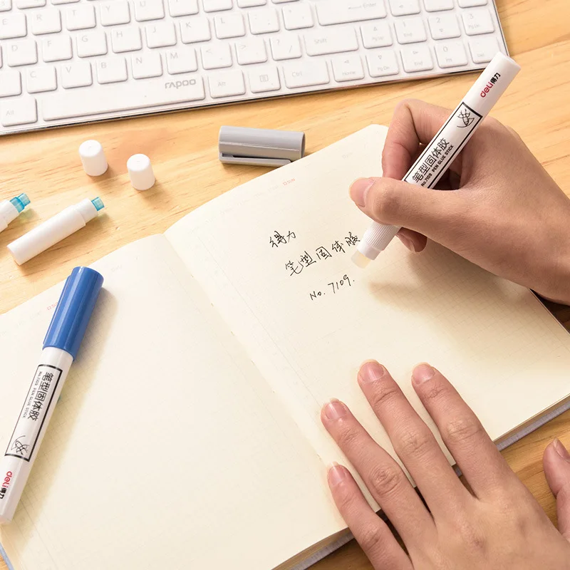 Клей-карандаш Deli для творчества и офиса однотонный клей-карандаш школьников