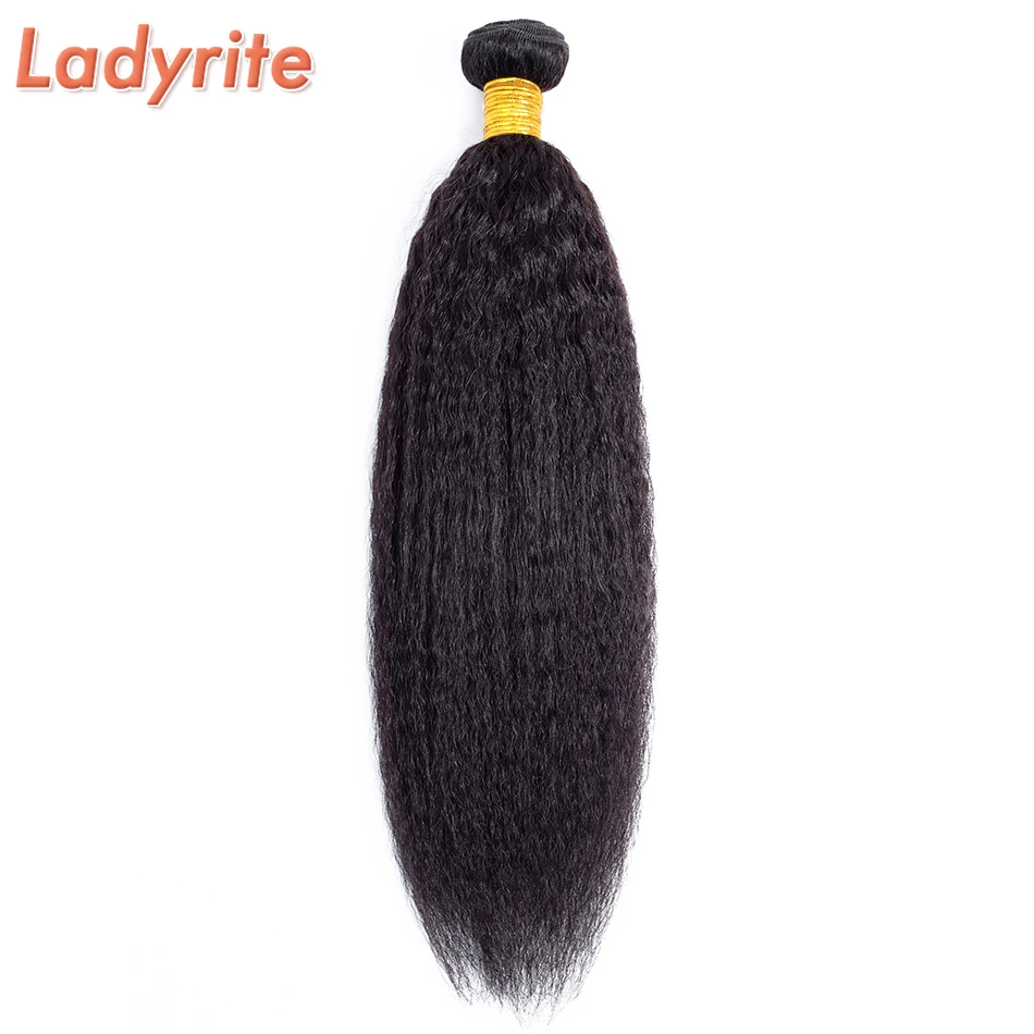 LADYRITE Omber кудрявые прямые и волнистые бразильские волосы T1B/Бург 8A 10A одиночный 10-28