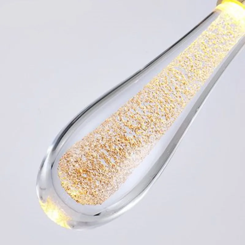 2019 популярные дизайнерские светодиодный капли воды подвесной светильник