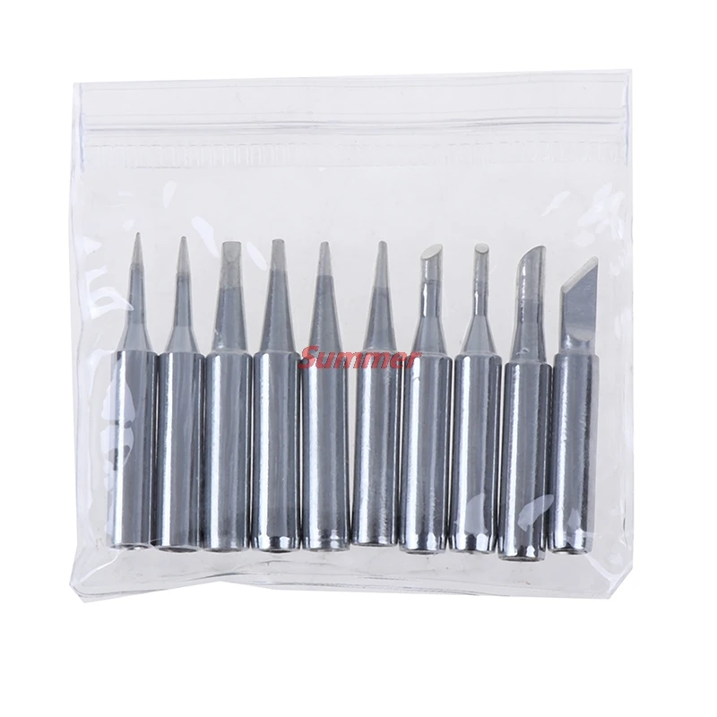 

Smart Home Practical 10Pcs 900m Constant-temperature Common Solder Soldering Iron Tip For 963 Station