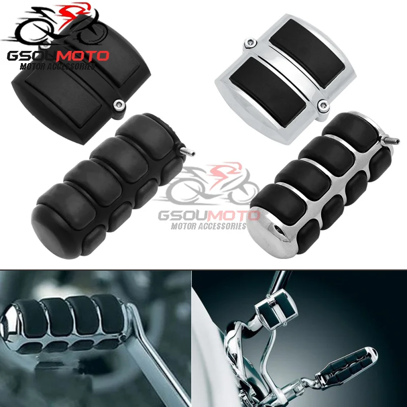 Мотоциклетный хромированный/черный рычаг переключения передач + задняя накладка