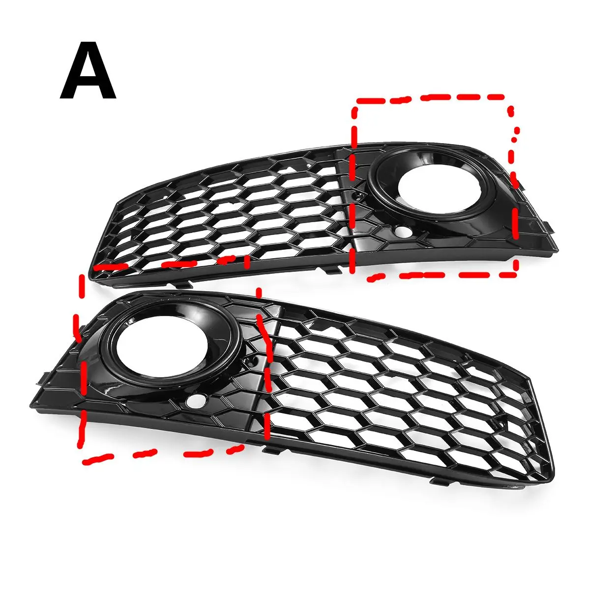 Решетки для передсветильник противотуманных фар Audi A4 B8 2009 2012 2 шт.|Фара авто в