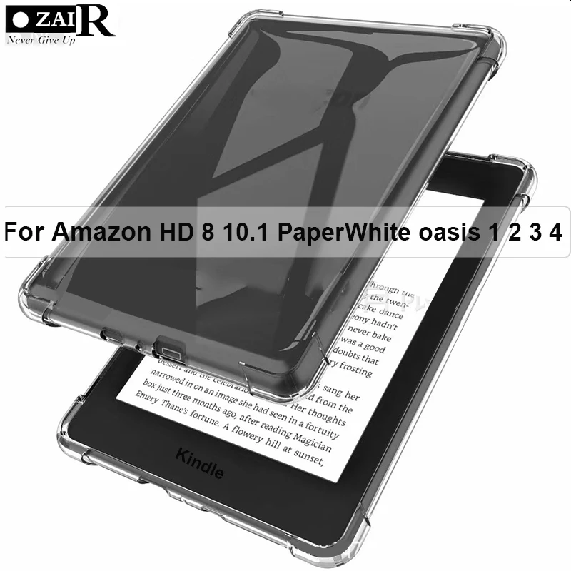 Чехол из ТПУ для Kindle HD 8 2020 10 1 силиконовый мягкий чехол Задняя накладка чехла Amazon