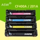 Картридж с тонером ASW CF400A CF401A 402 403A 201A для HP Color LaserJet Pro M252dn M252n MFP M277dw M277n M274n