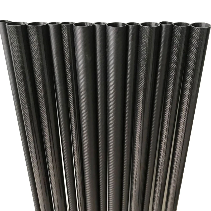 

4PCS Length 500mm Twill Glossy Matte 100% 3K Full Carbon Pipe Carbon Fiber Tube