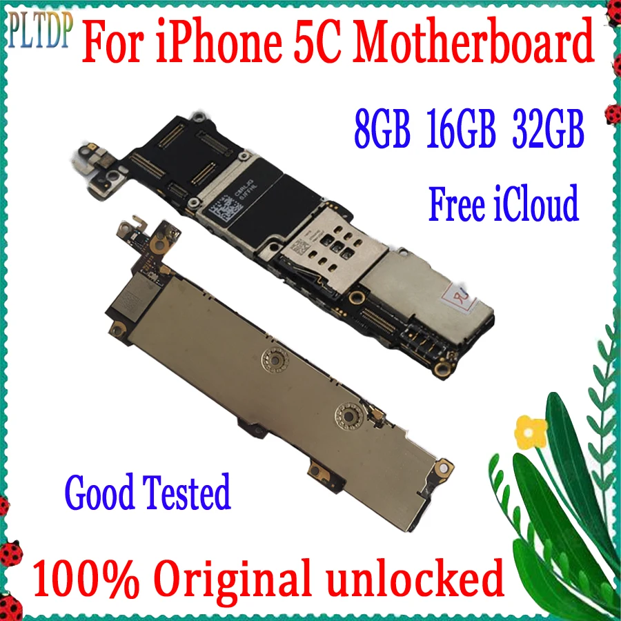 Фабрика разблокирован для iphone 4 4S 5 5C 5S материнская плата бесплатная iCloud 100%