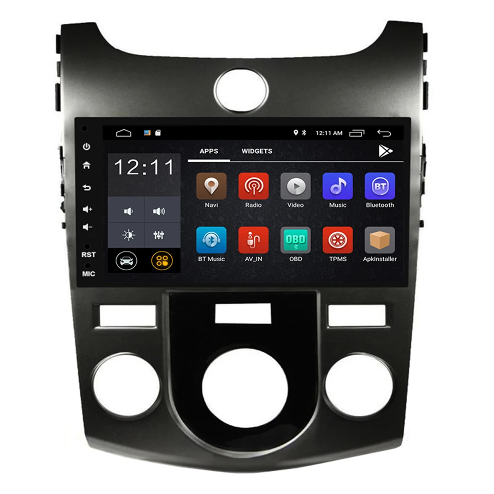 

car dvd gps multimedia player For KIA Cerato 2 2008-2013 dvd navigation radio video audio player no car 2 din