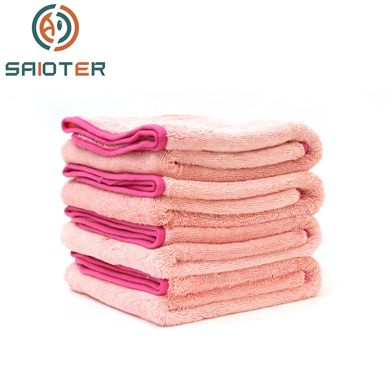 

70*100 см мойка из микрофибры продукция для автомобиля Подшивка супер тонкий плюшевый сверхсильное поглощение Чистящая тряпка для дома 600 г/м2