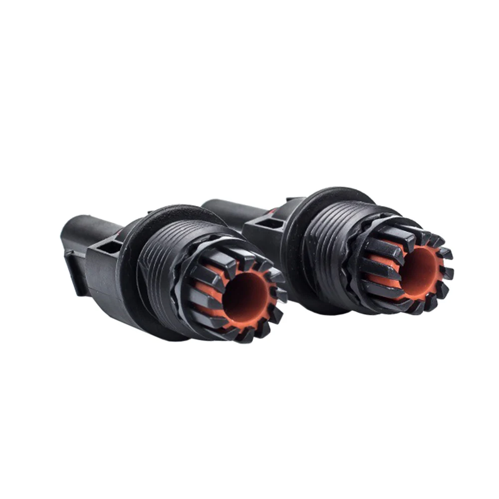 

Pair of Solar Connector Panel Cable R4 Plug Waterproof Male and Female Double Seal Rings for Solar Panels Systems Adaptor