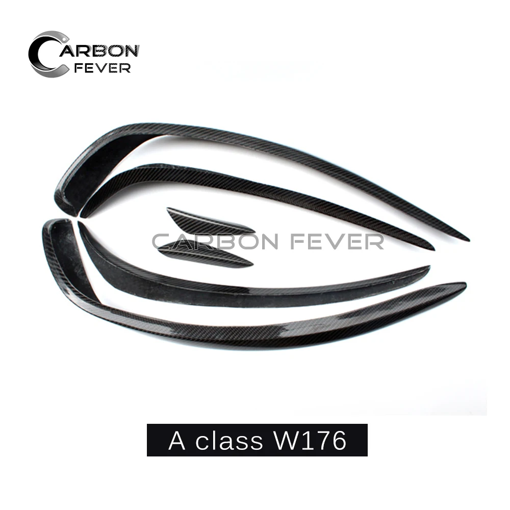 Для переднего бампера W176 Canards Splitter A Class Hatchabck 2012 - 2015 Pre-facelift Sport Edition | Автомобили и