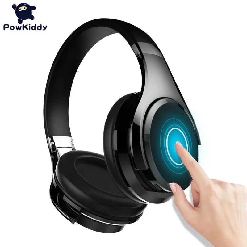 

POWKIDDY Headset Touch Bluetooth Wireless Game Headset Sports Music Outdoor HD Headset B21 нађники
