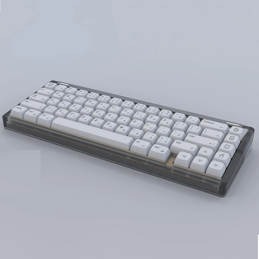 Чисто белый цвет Ретро стиль PBT Ключ Крышки для вишневого переключателя