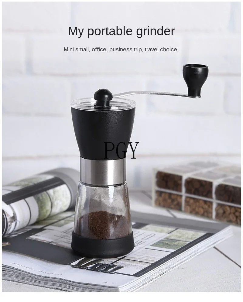 

Household grinder, hand-cranked coffee grinder, manual coffee machine, coffee bean grinder, household grinder