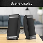 Проводная колонка с глубокими басами и USB-портом, 3 Вт