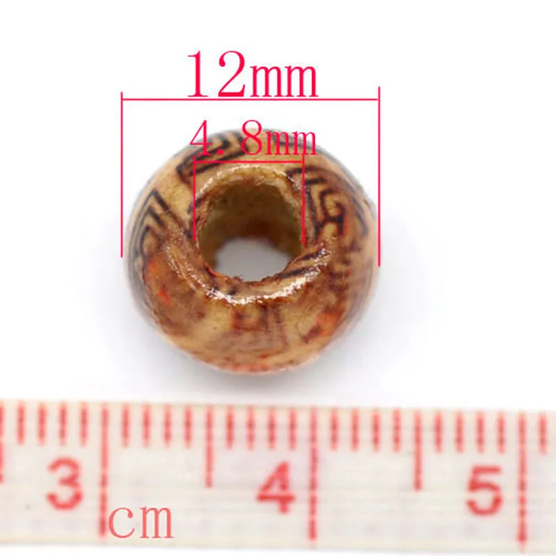 8 сезонов винтажные деревянные бусины с большими отверстиями в европейском стиле