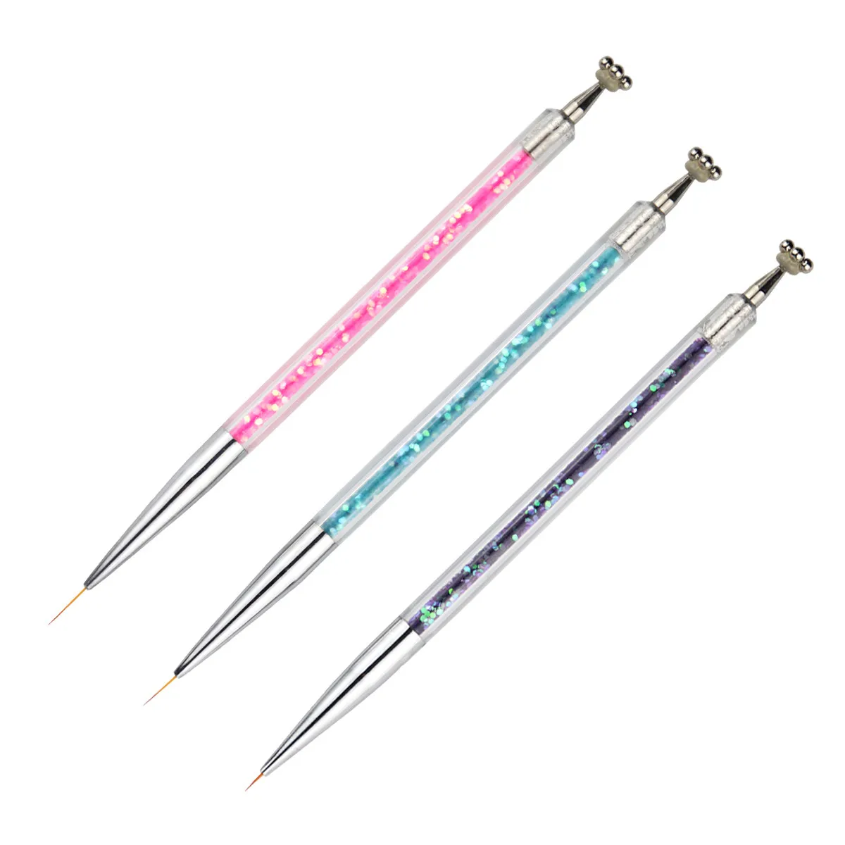 Магнитная ручка с двойной головкой инструмент для 3D магнитного геля кошачий глаз