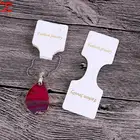 Картонные витрины для сережек и ожерелий, упаковка для сережек и ювелирных изделий сделай сам