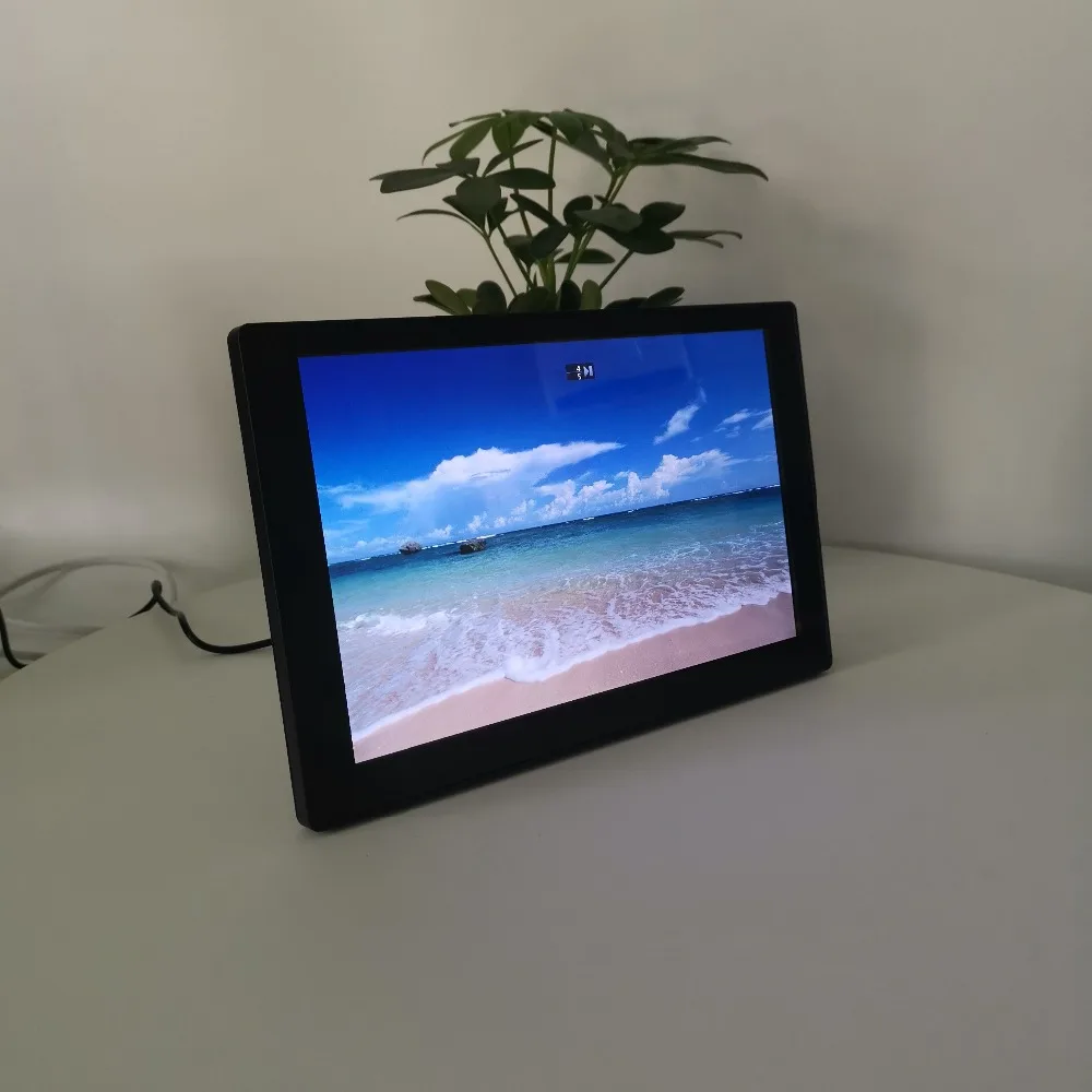 Стекло, новинка, 10 дюймов, Экран ips Подсветка HD 1280*800 цифровая фоторамка электронный альбом для фотографий Музыка Фильмы Функция хорошее
