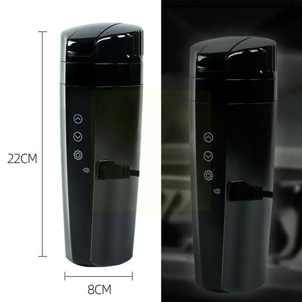 

12 В 24 В портативная Автомобильная нагревательная чашка стальной подогреватель воды автомобильный чайник бутылка чашка Автомобильная умна...