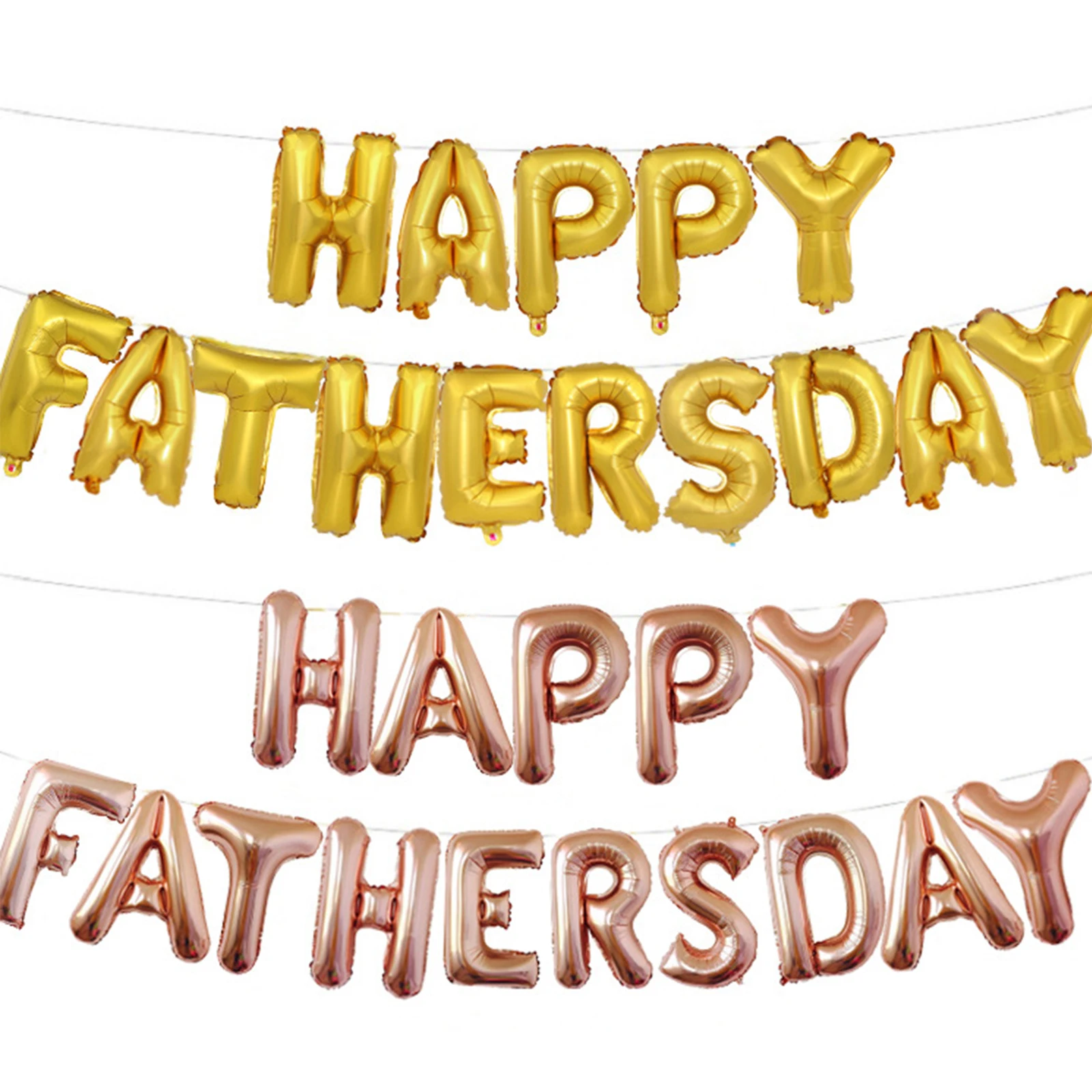 

Happy Fathers Mathers Day Aluminum Foil Balloon Letter Set father's Day Mother's Day Thanksgiving Party Wall Hanging Decoration