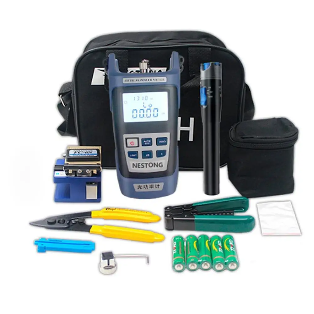 Кожа волоконно оптический холодный спай комплект посылка волокно тест красный