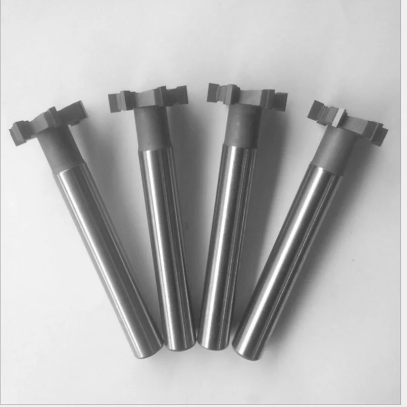 T-Slot Router Bit HSS End Mill 10-32mm Straight Shank Milling Cutters For Metalworking Keyway Tool Tungsten Carbide Cutter | Инструменты