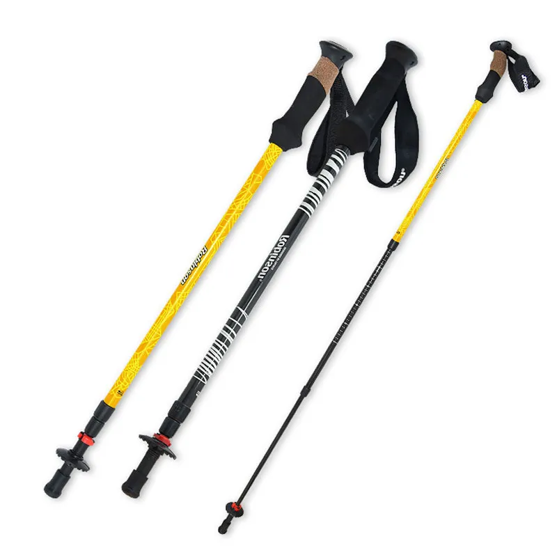 

Robinson | Sunlight & Moonlight | Trekking Poles Carbon Fiber Cork Sticks Alpenstocks Walking Stick 3-Section Hiking Fold