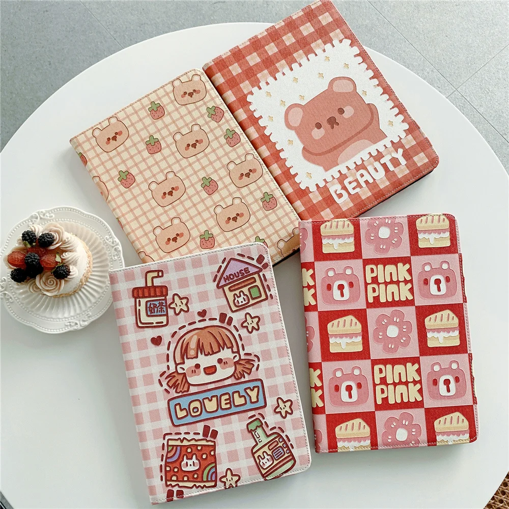 

cute cartoon Soft Tablet Beschermhoes For Ipad Air 4 Ipad Pro 2020 Cover ipad 10.5 case ipad case 7 th generation Ipad Pro 2021