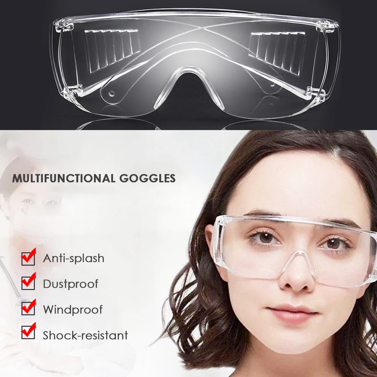 Пылезащитные ветрозащитные Защитные очки ударостойкие защитные с брызгами для