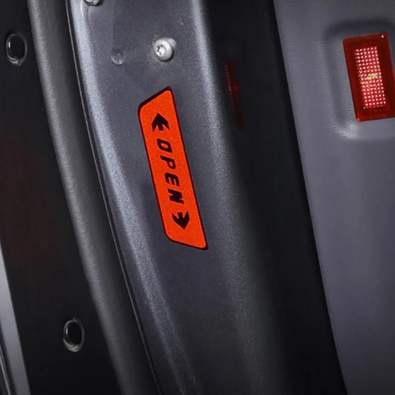 Модификация дверных наклеек предупреждение о открытии двери отражающие