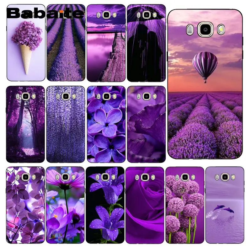 Чехол для телефона Babaite infinity on purple задняя крышка Samsung Galaxy J7 J6 J8 J4 J4Plus DUO J7NEO J2