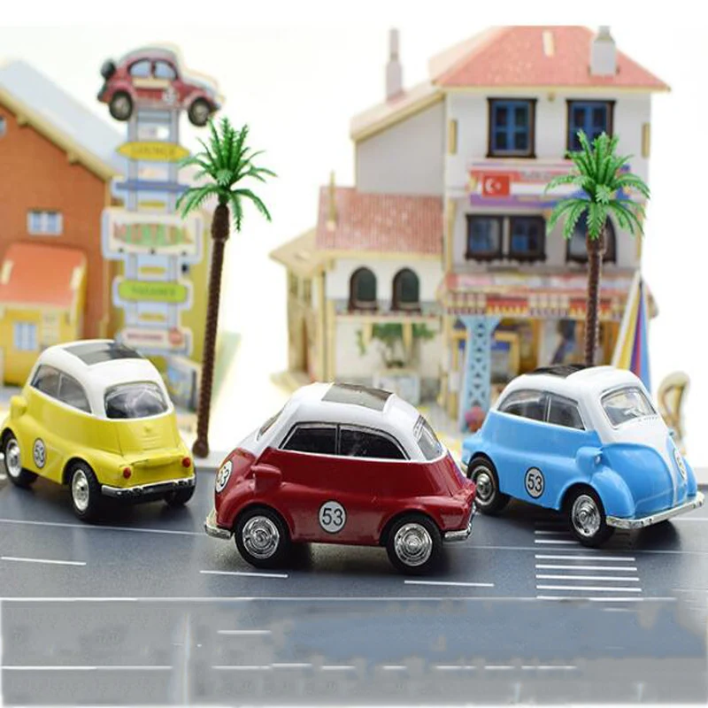 Мультяшная детская модель автомобиля из сплава в виде жука игрушечный