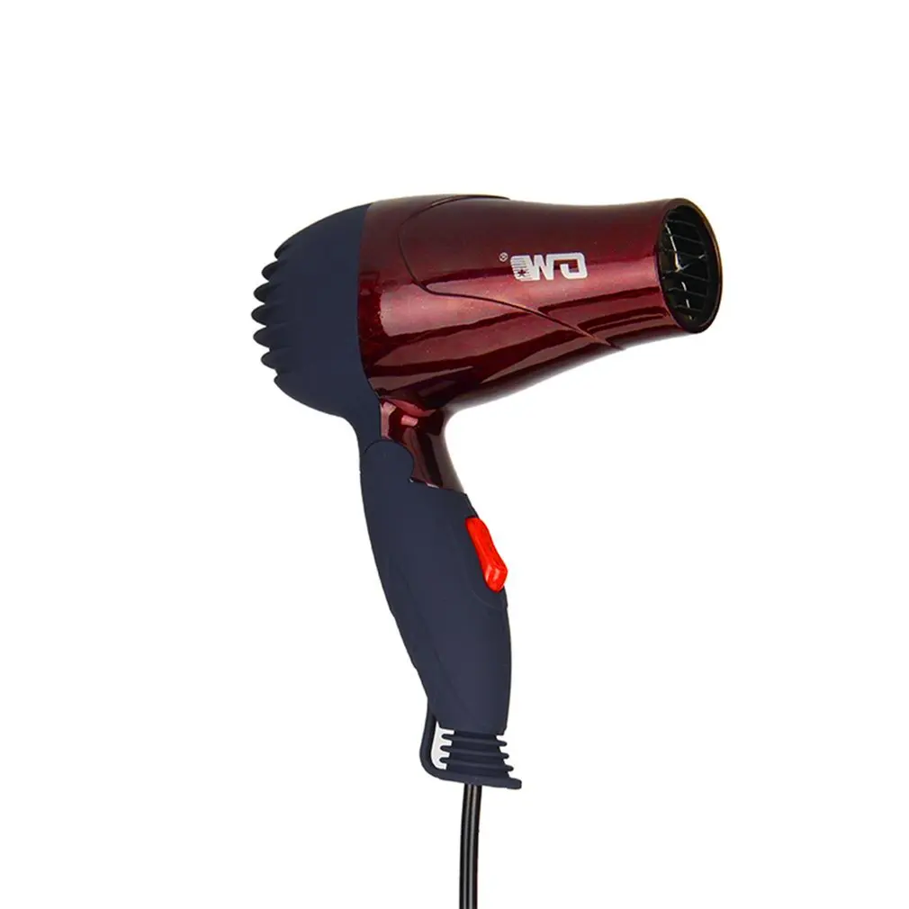 

GW-555 1500W Mini Portable Hair Dryer Folding Foldable Low Power School Students Air Blower Compact Traveller Blower