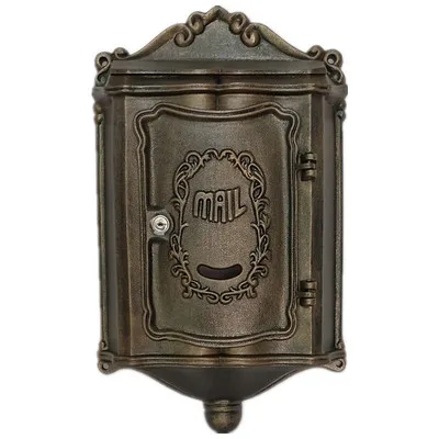 Винтажный Ретро ящик для почты из алюминиевого сплава почтовых ящиков с