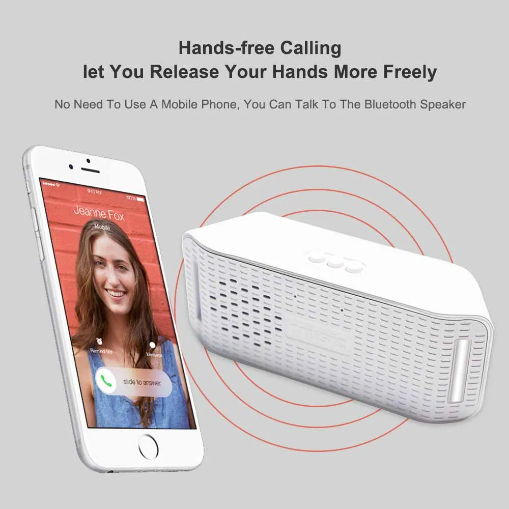 Мини беспроводные автомобильные динамики bluetooth водонепроницаемые USB FM радио