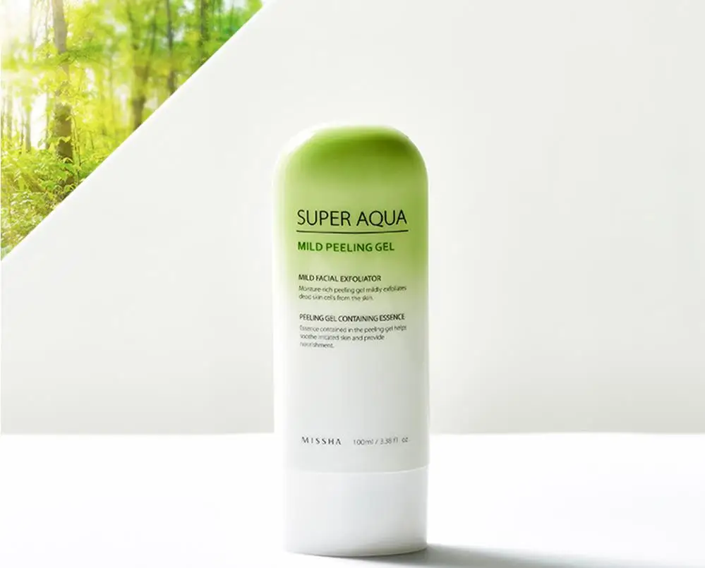 MISSHA супер Аква пилинг гель 100 мл Очищающее средство для лица отшелушивания