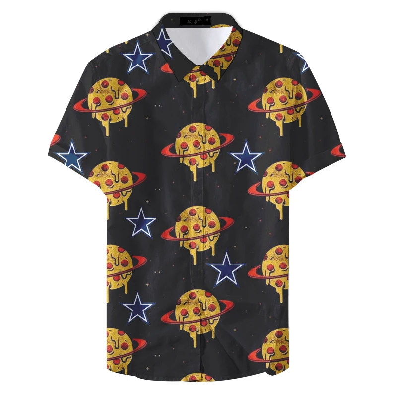 2021 летние мужские размера плюс с рисунком кактуса и со звездным Повседневная