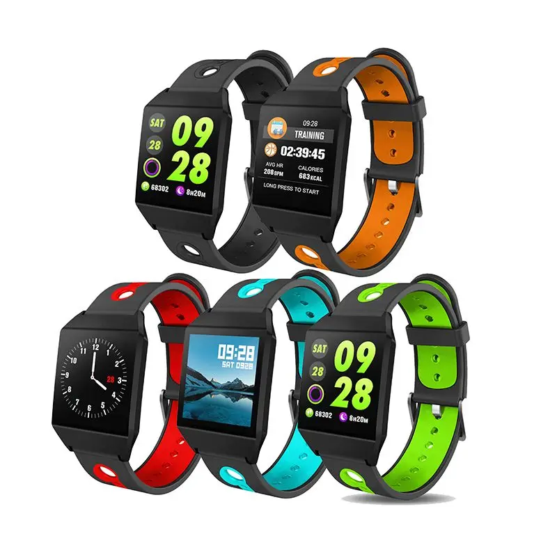 Silicone Sport Watch Bracelet Wristband Band Smart Watch Strap Fitness Tracker Watches Belt For XANES W1 Smart Watch Accessories
