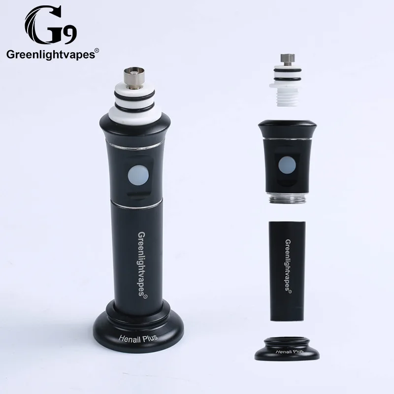 Набор для вейпа G9 Henail Plus Electric Dab с чашей Ti/керамика/кварцевая тарелка стеклянный