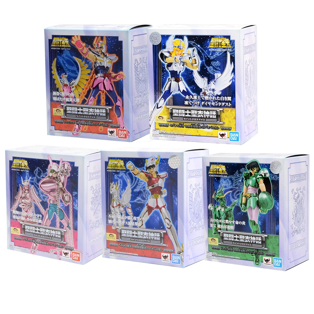 

Bandai Saint Seiya Myth Cloth Early Bronze Revival Ver Phoenix Ikki Shun Shiryu Hyoga Pegasus Original Action Figure Model Toys