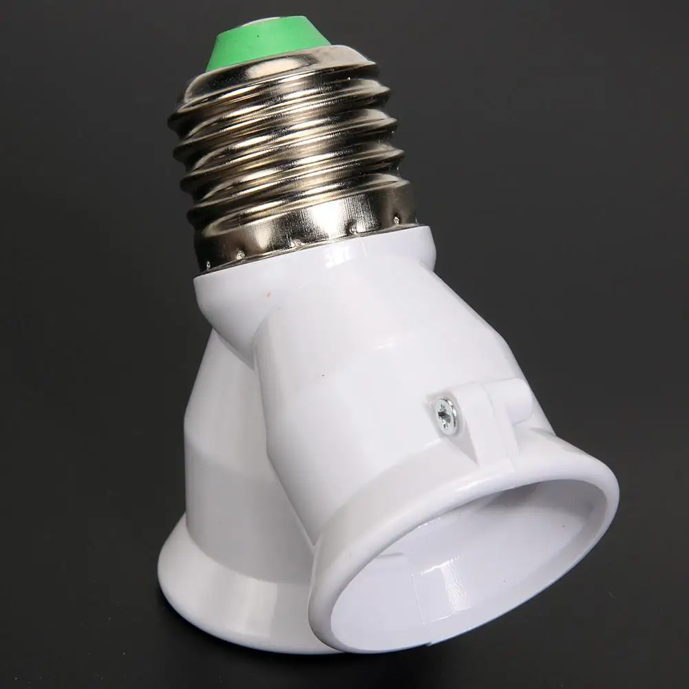 

Bulb Holder 2 in 1 E27 to E27 Lamp Socket High Heat Resistant Splitter Adapter Light Base lamp base Fireproof Material Holder