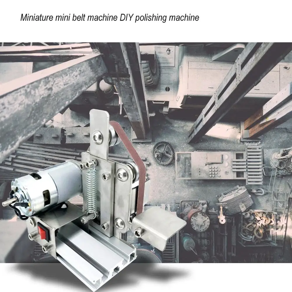

Twilight Miniature Small Mini Belt Machine Diy Polishing Machine Grinding Machine Fixed Angle Sharpening Machine Blade Desktop