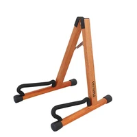 1 pc a style wooden foldable guitar holder stand vertical display stand rack musical instrument bass stand bracket