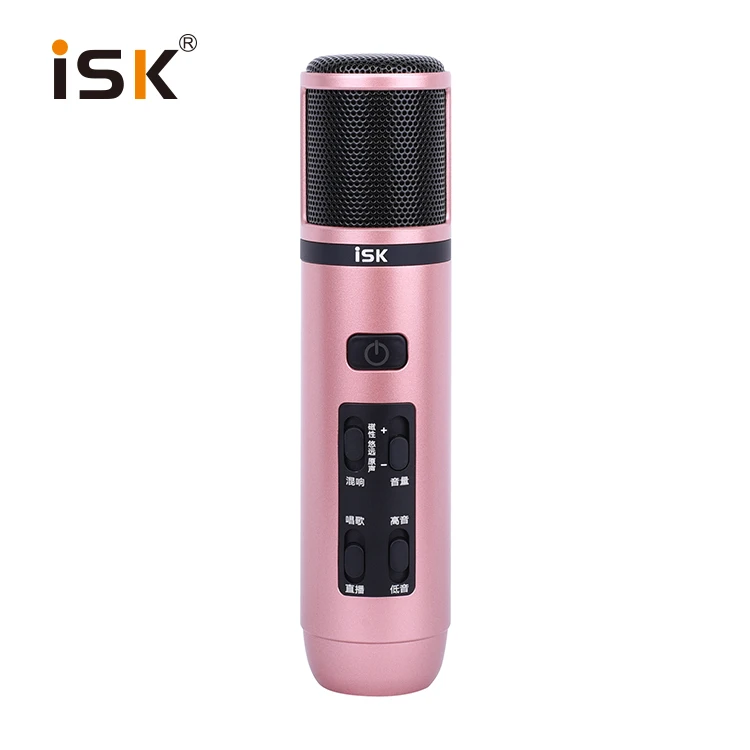 Портативный мини-микрофон ISK IM6 для мобильного караоке конденсаторный микрофон