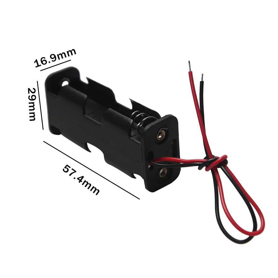 Задняя крышка-держатель для батареек аа 1 шт. футляр с проводными выводами 2 4 6 8 10