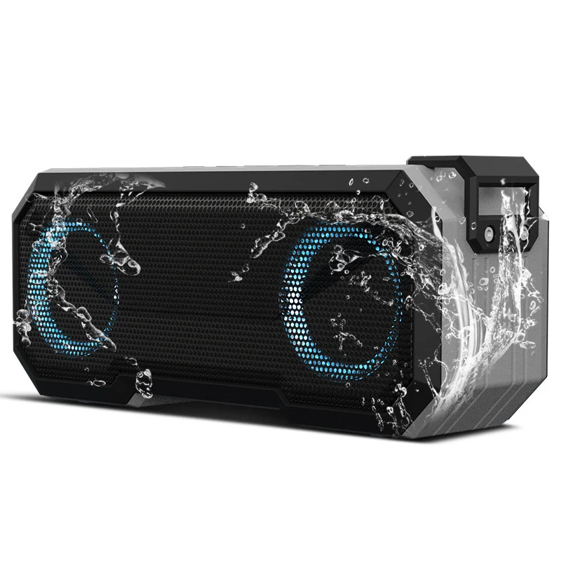 

New X8 TWS Bluetooth speaker ipx7 waterproof light with power bank dual speaker outdoor wireless audio